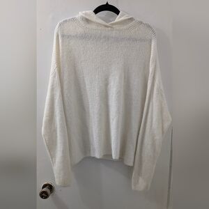 Banana Republic Women's Cream Sweater 7% alpaca